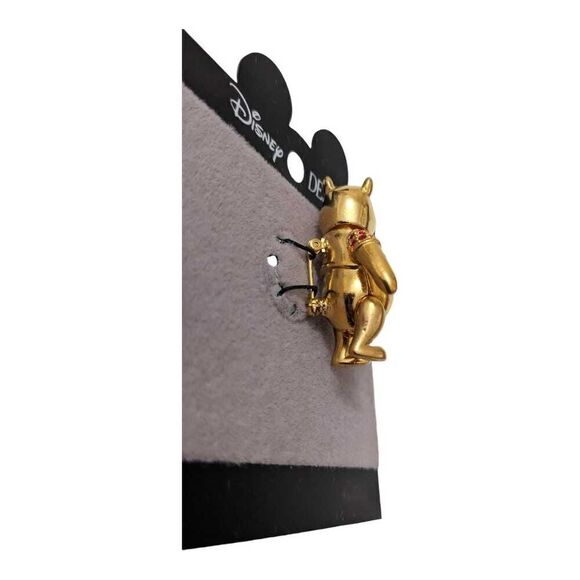 Vintage‎ 1994 Disney Winnie the Pooh Austrian Crystal Jeweled Brooch Pin Moves - Picture 2 of 3